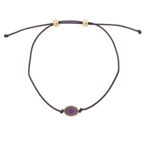 Gorjana New Power Gemstone Geo Bracelet for Tranquility Purple Amethyst Bracelet